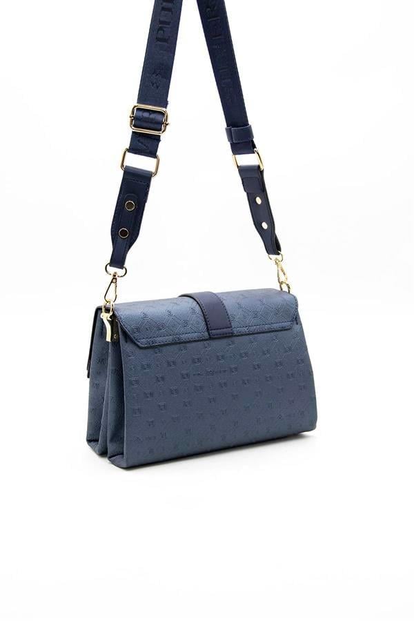 Silver & Polo SP1009 Kadın Çapraz Çanta Logolu Lacivert
