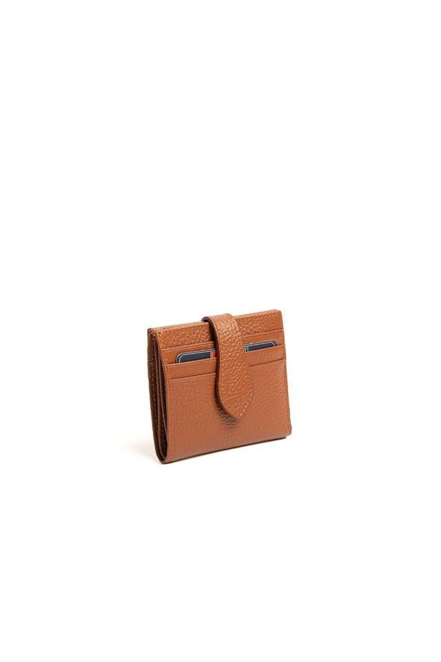 Silver & Polo SP1190 Kadın Cüzdan & Kartlık Düz Deri Taba