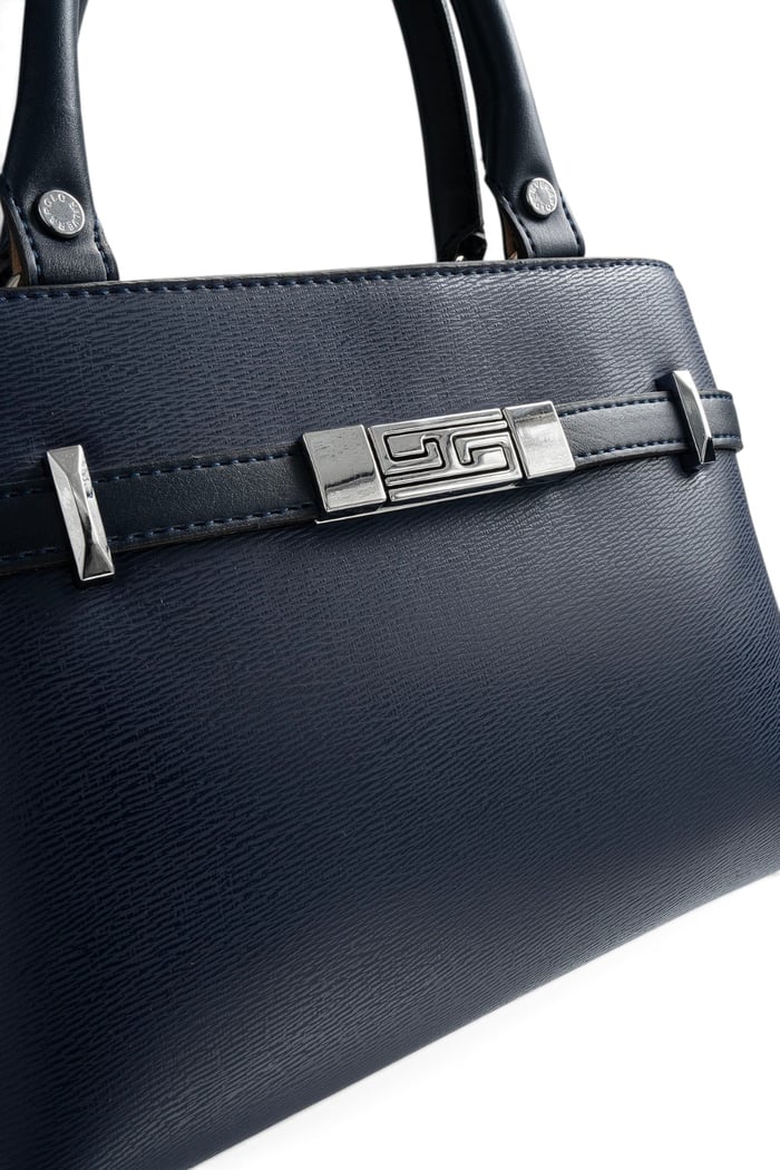 Silver Polo Lacivert - Lacivert Düz Kadın El Çantası SP1149