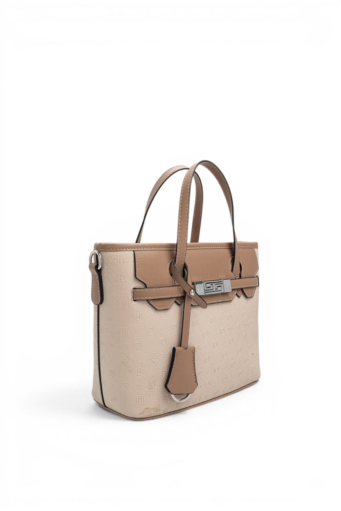 Silver Polo Bej - Latte Fashion Kadın El Çantası SP1185