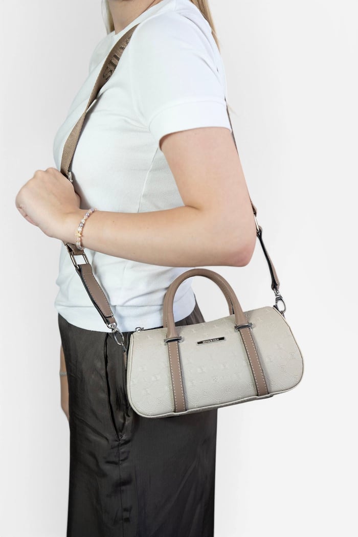 Silver Polo Bej - Latte Fashion Kadın El Çantası SP1289