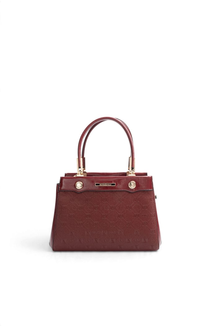 Silver Polo Bordo - 333 Nomy Bordo Fashion Kadın El Çantası SP1292