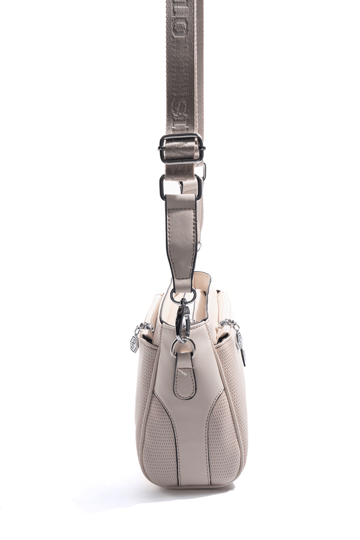 Silver & Polo SP1273 Kadın Çapraz Çanta Petek Krem-Bej