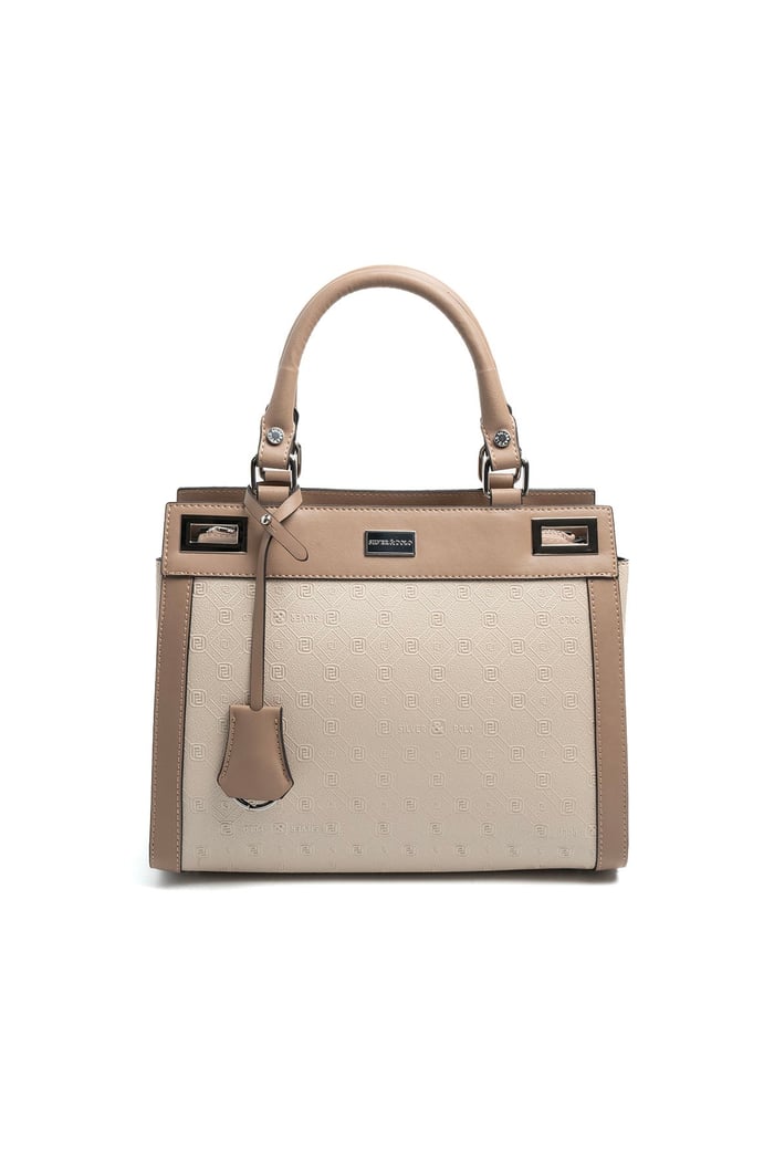 Silver & Polo SP1174 Kadın El Çantası Fashion Bej-Latte