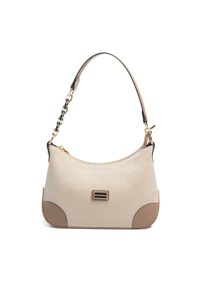 Silver Polo Bej - Latte Fashion Kadın Omuz Çantası SP1277