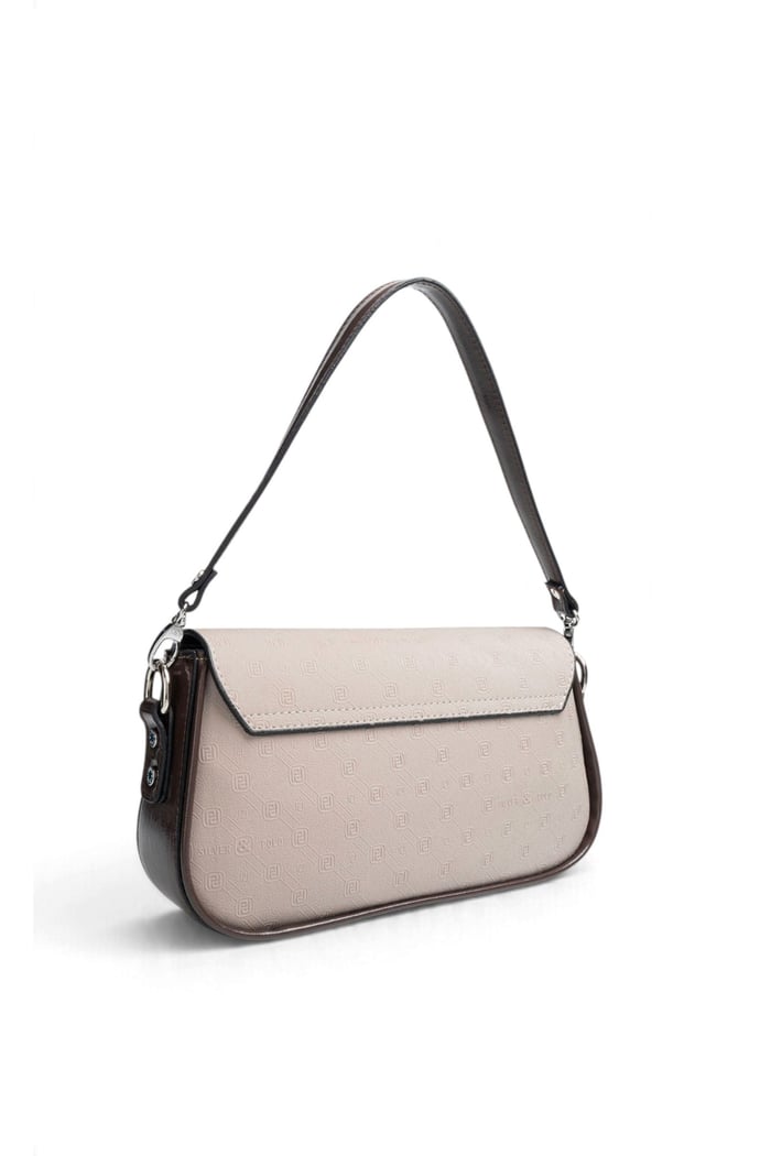 Silver Polo Vizon - 517 Nomy A.Kahve Fashion Kadın Omuz Çantası SP1179