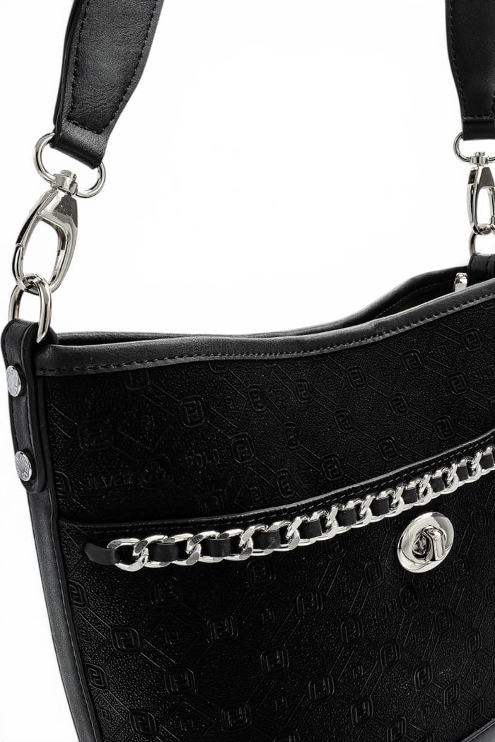 Silver Polo Siyah - Siyah Fashion Kadın Omuz Çantası SP1284