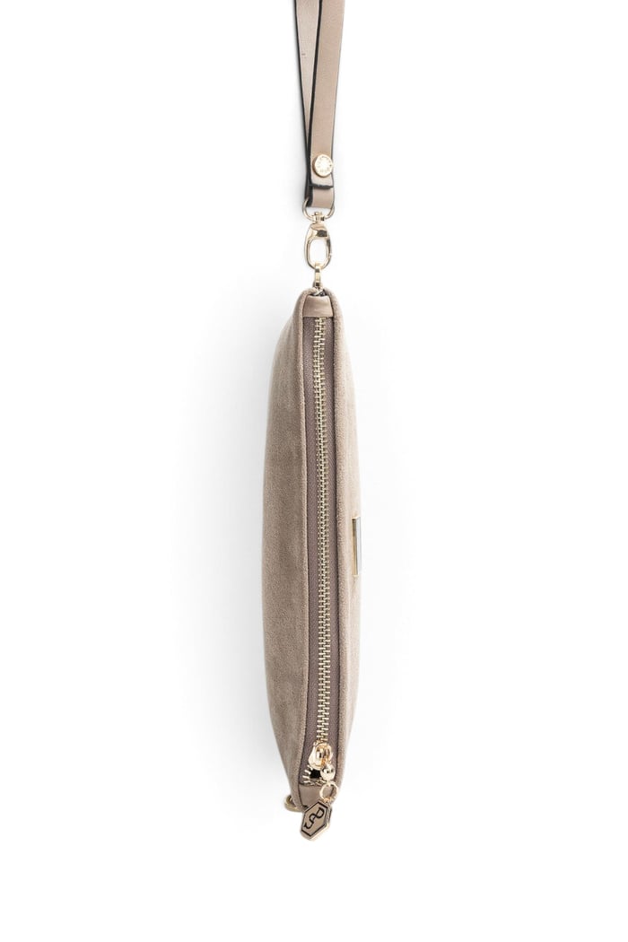 Silver Polo C.Vizon - C.Vizon Süet Kadın Portföy ve Clutch El Çantası SP1250
