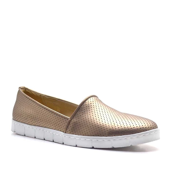 Women Walking Gold Shoes Color Soft Sole