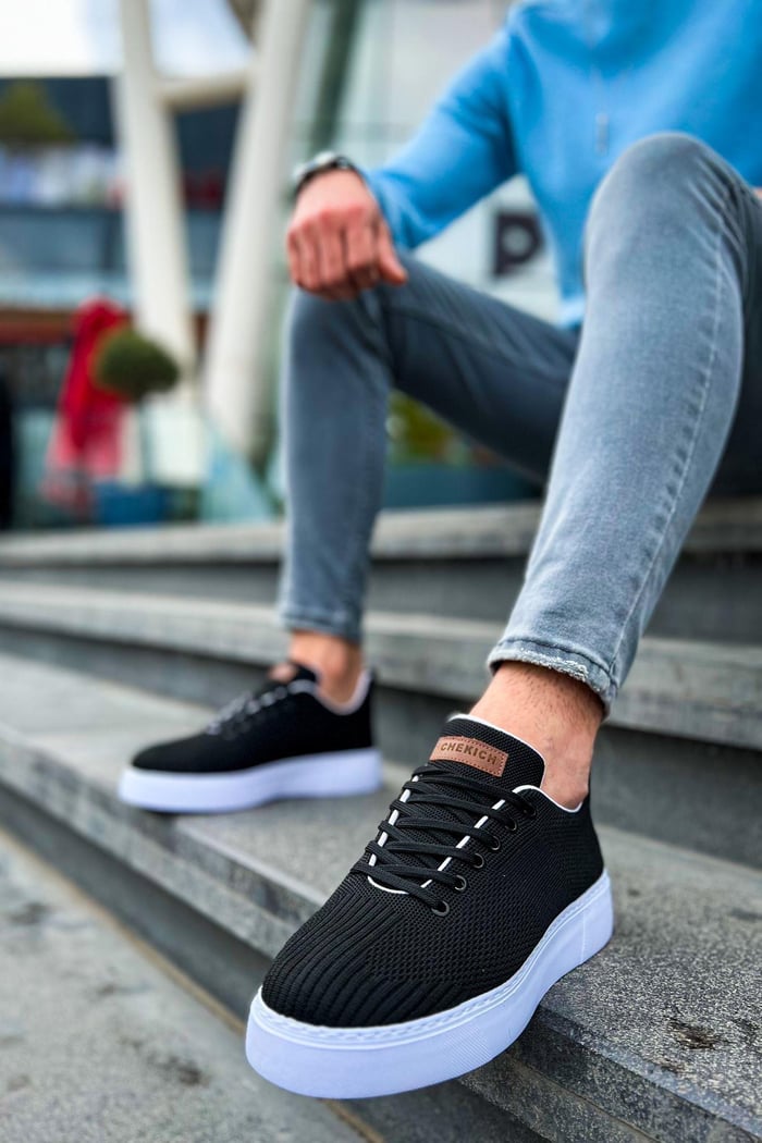 CH413 Men's Black Casual Shoes