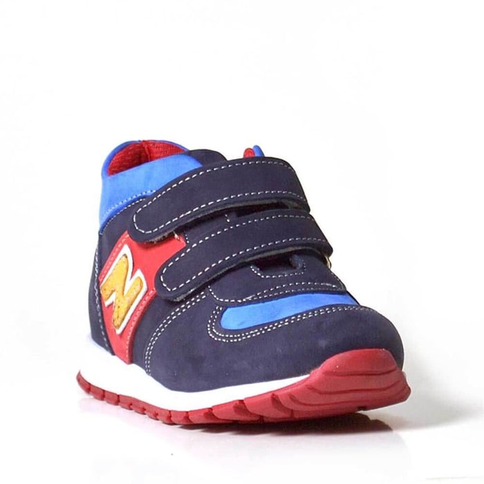 Genuine Leather Anatomic Navy Baby Boy Girl Unisex Sports Shoes