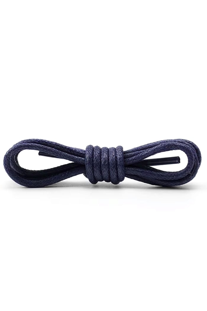 80 Cm Lacivert Mumlu Klasik Ayakkabı Bağcığı