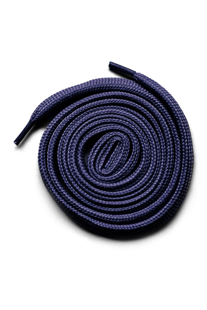 Navy Blue 1 cm Thickness 1 Pair Sports Shoes Laces
