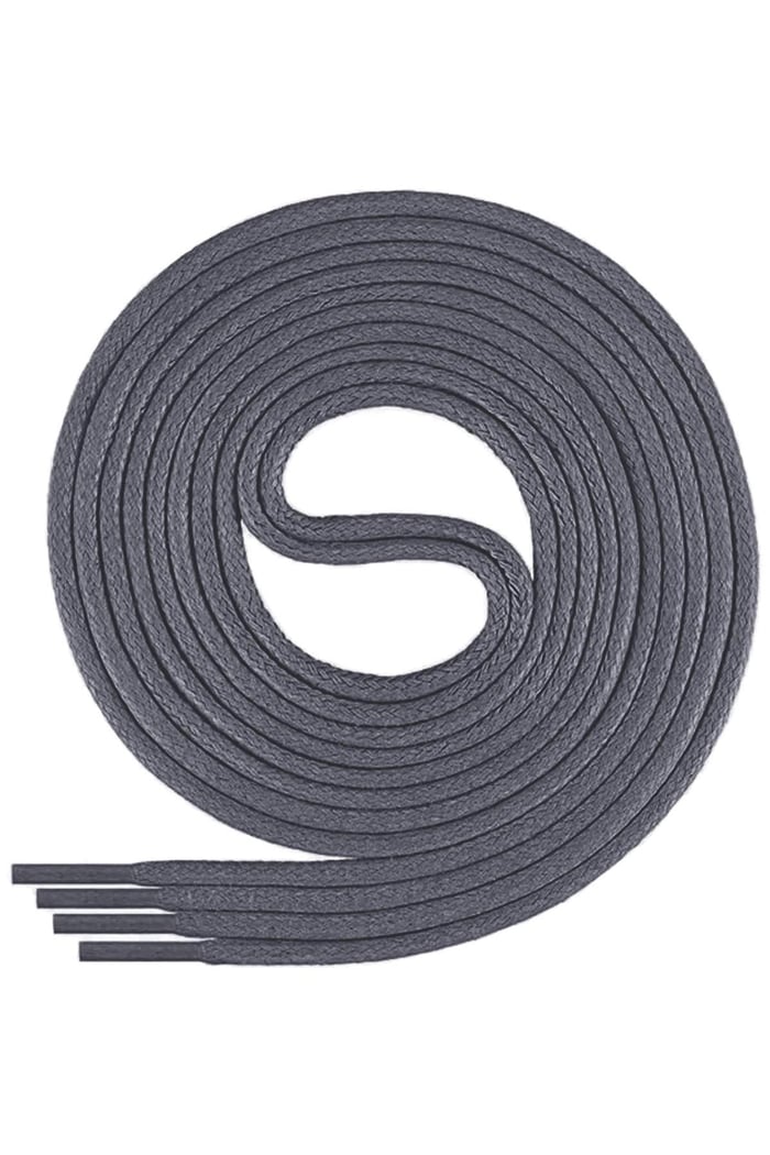 110 Cm 4 MM Koyu Gri Yuvarlak 1 Çift Ayakkabı Bağcığı