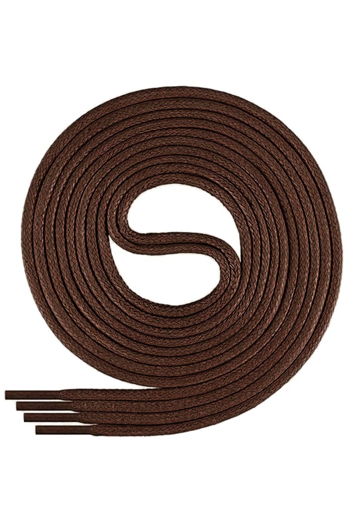110 Cm 4 MM Kahverengi Yuvarlak 1 Çift Ayakkabı Bağcığı
