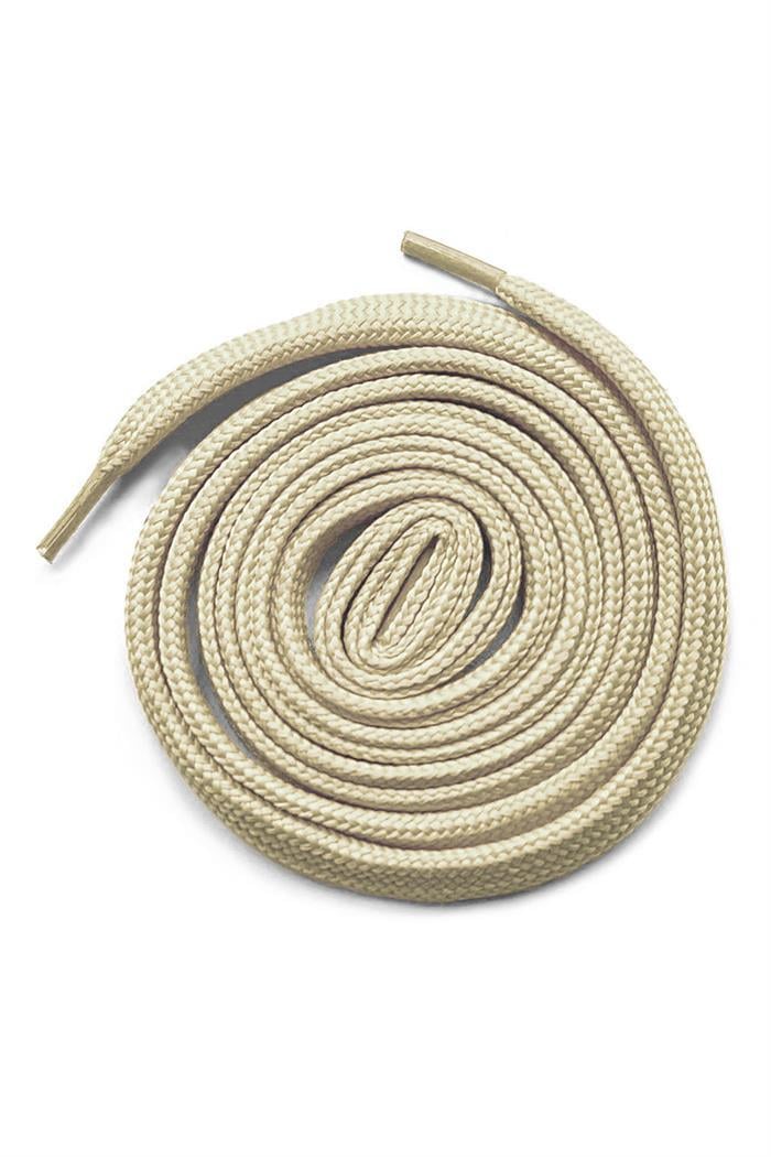 1 Pair of Cream 1 cm Thick Flat Sneaker Laces