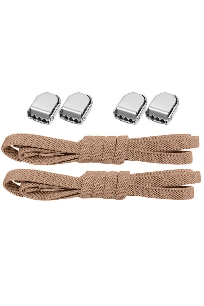 Akıllı Kilitli Ayarlanabilir 1 Çift Vizon 6 MM Lastik Pratik Bağcık