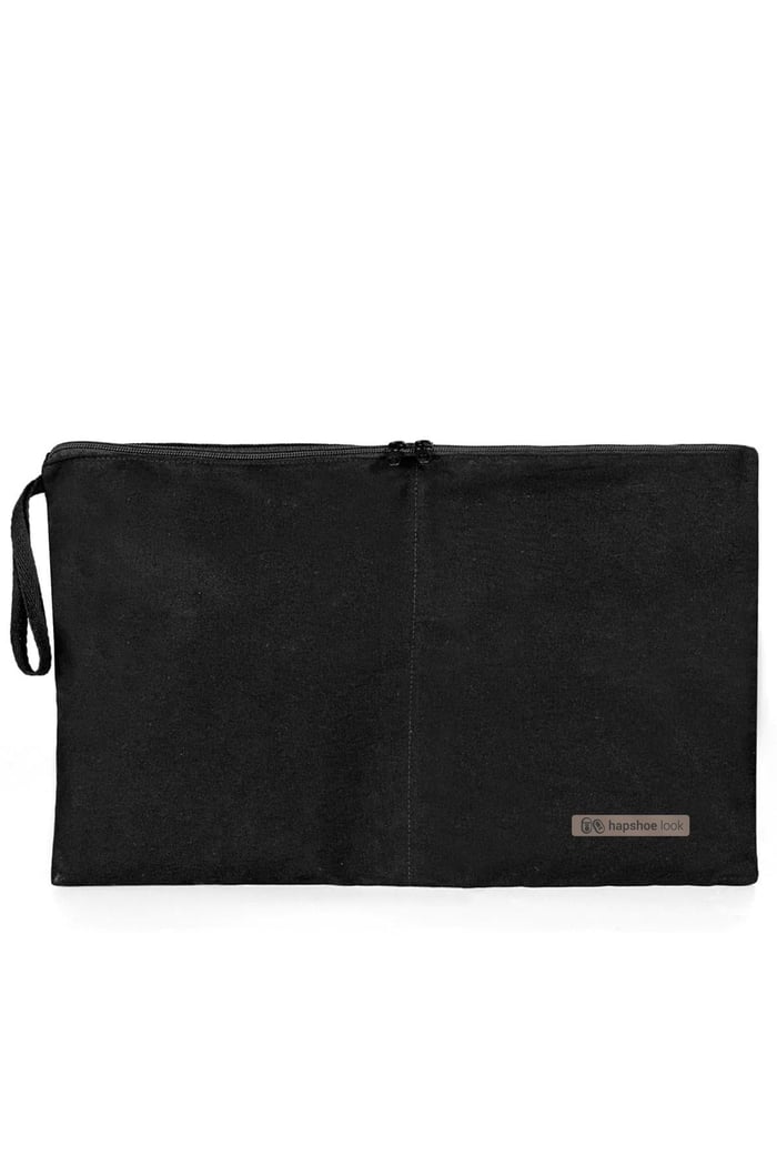 Kirli Temiz Organizer 45x27 Siyah Fermuarlı Seyahat Torbası