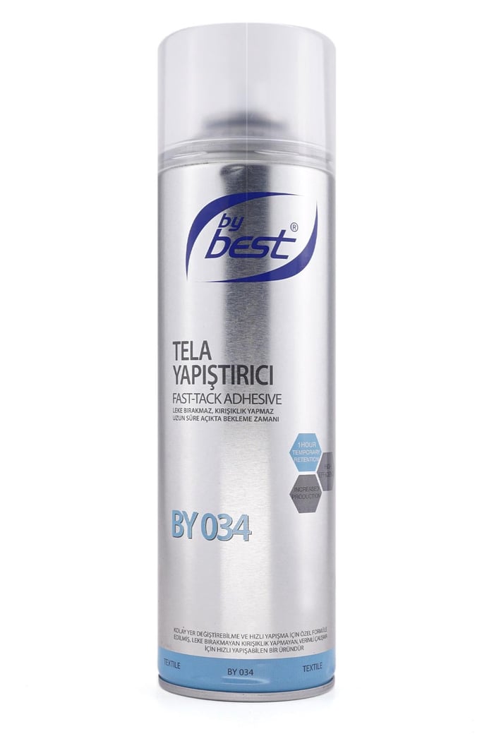 By Best BY 034 Profesyonel 500 ML Tela Yapıştırıcı Sprey