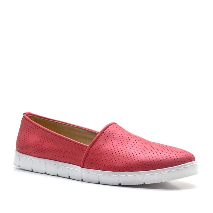 Soft Insole Red Women's Walking Shoes