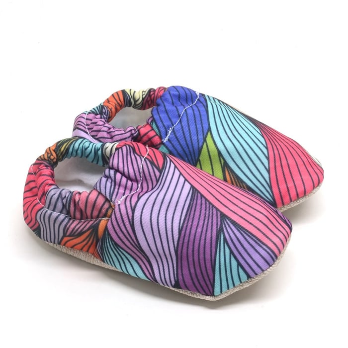 Cloth Booties Baby Girl non Slip seasonal Waves