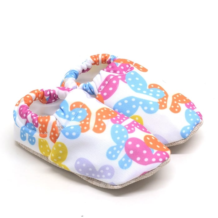 Non Slip seasonal Girl Baby Shoes Butterfly