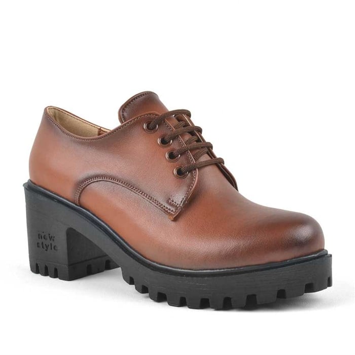 Tabac Oxford Lace Heels Women's Shoes