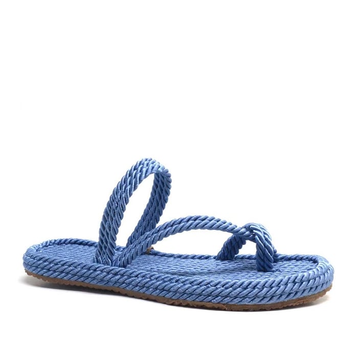 Pino Casual Blue Women's Rope String Thong Slipper