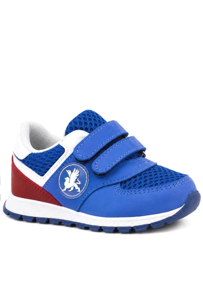 Rakerplus Genuine Leather Anatomic Blue Baby Boy Sport Shoes