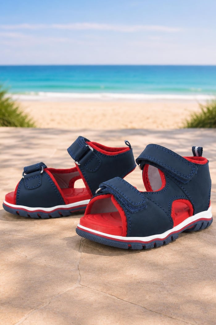 Rakerplus Genuine Leather Sandals For Baby Boys