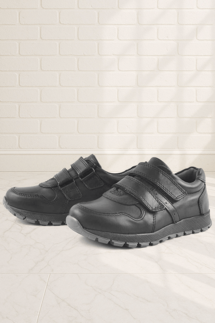 Rakerplus Black Boy's Sports School Shoe