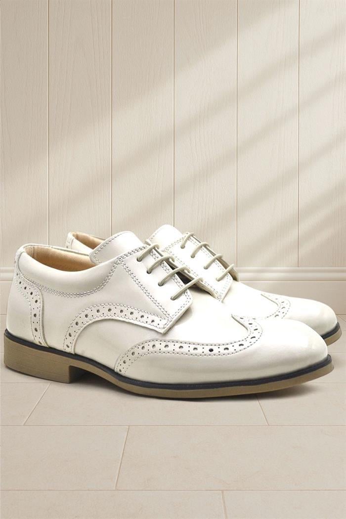 Rakerplus Titan Classic Patent Leather Laceup Formal Boy Shoes