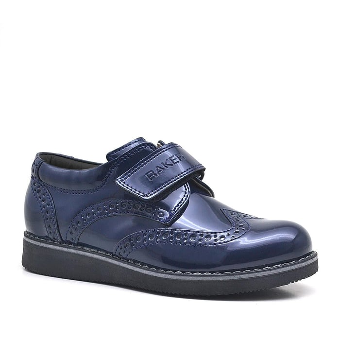 Rakerplus Hidra Dark Blue Classic patent leather Kids Shoes