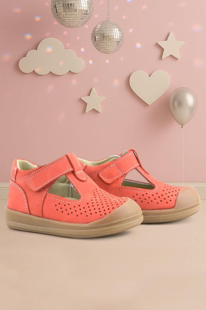 Rakerplus Shaun Genuine Leather Orange Anatomic Baby Sandals R620-TU.19