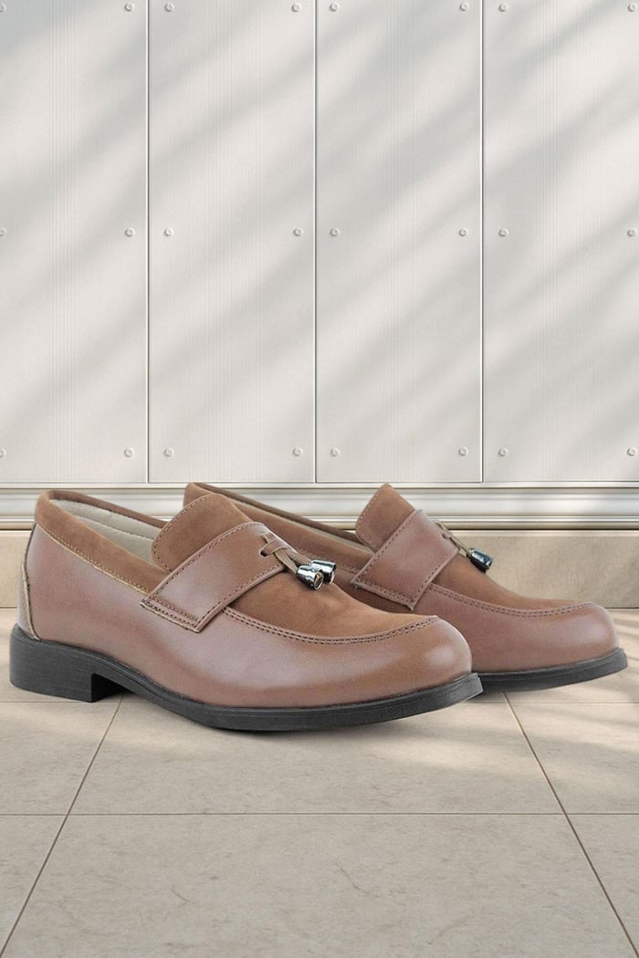 Rakerplus Taba Klasik Loafer Erkek Çocuk Ayakkabı 3045-TABN.26