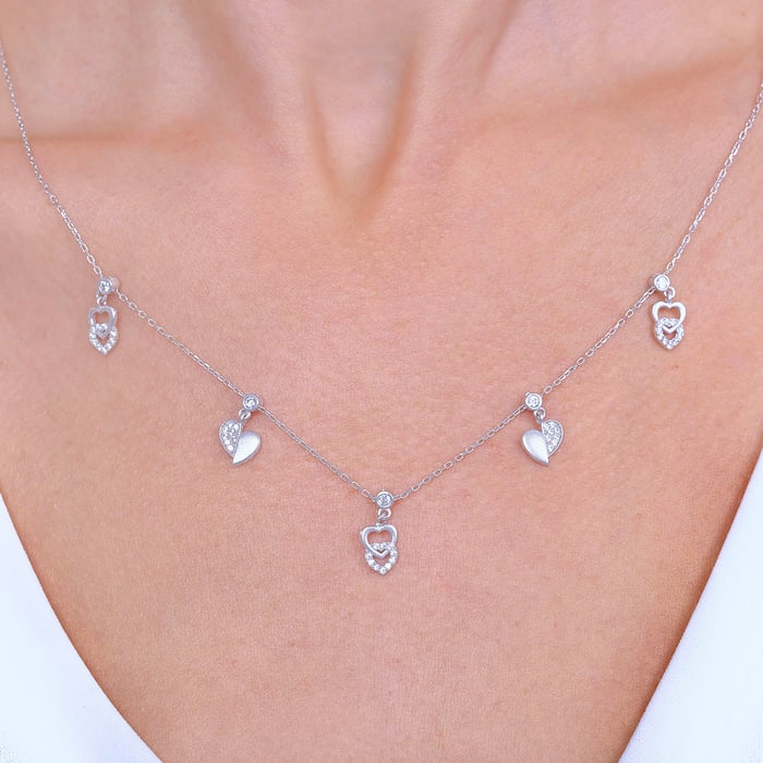 Aşk Festivali Choker Gümüş Şans Kolye