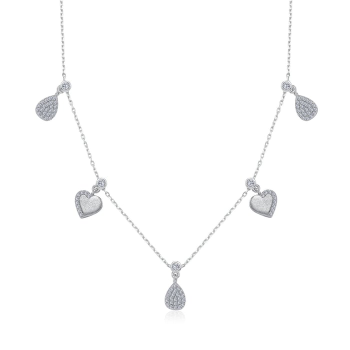 Yağmurun Aşkı Choker Gümüş Şans Kolye