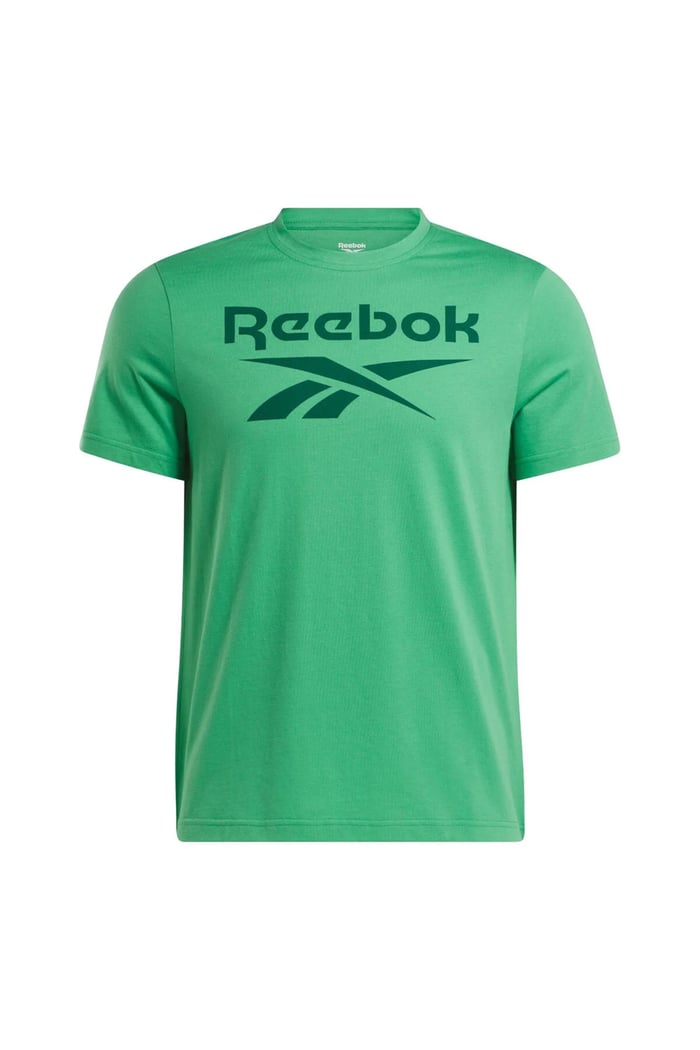 Reebok 100076431 Identıty Big Logo Yeşil Erkek Kısa Kollu T-Shirt