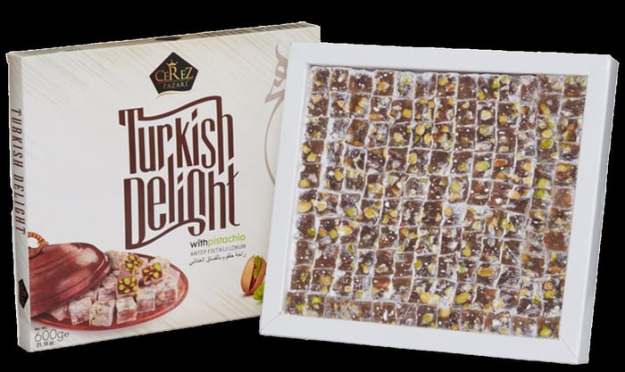 Çifte Kavrulmuş Extra Antep Fıstıklı Lokum 600g