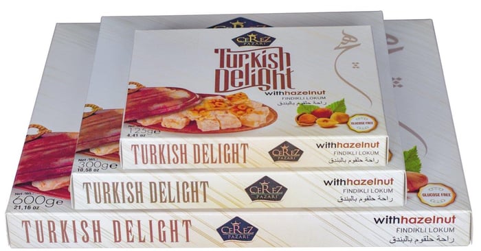 Çifte Kavrulmuş Extra Fındıklı Lokum 600 gr