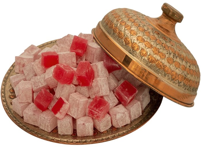 Gül Aromalı Lokum 230gr - kopya