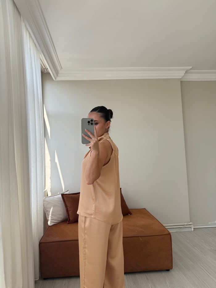 DEGAJE YAKA SATEN TAKIM - LF074