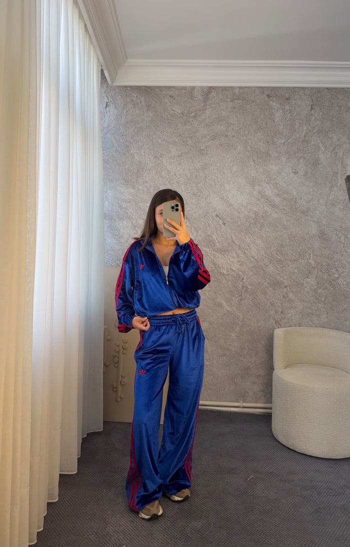 MARKA MODEL KADİFE EŞOFMAN TAKIMI - LF137