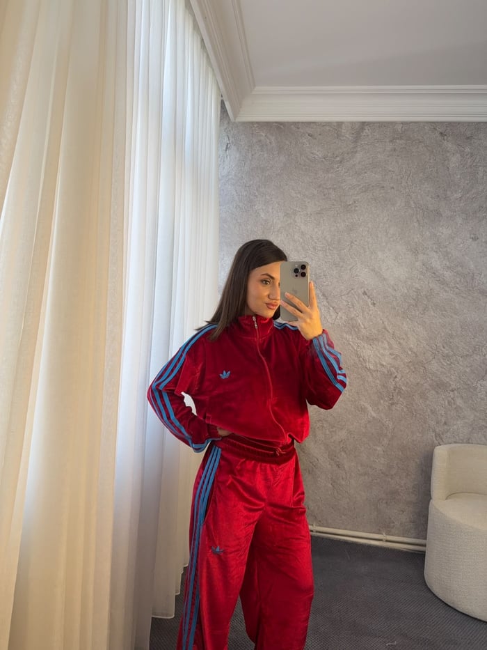 MARKA MODEL KADİFE EŞOFMAN TAKIMI - LF137