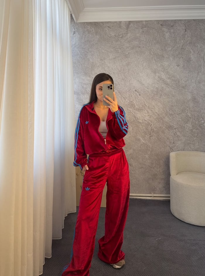 MARKA MODEL KADİFE EŞOFMAN TAKIMI - LF137