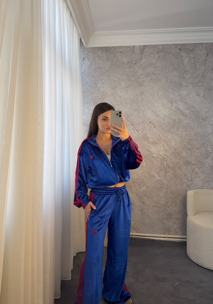MARKA MODEL KADİFE EŞOFMAN TAKIMI - LF137