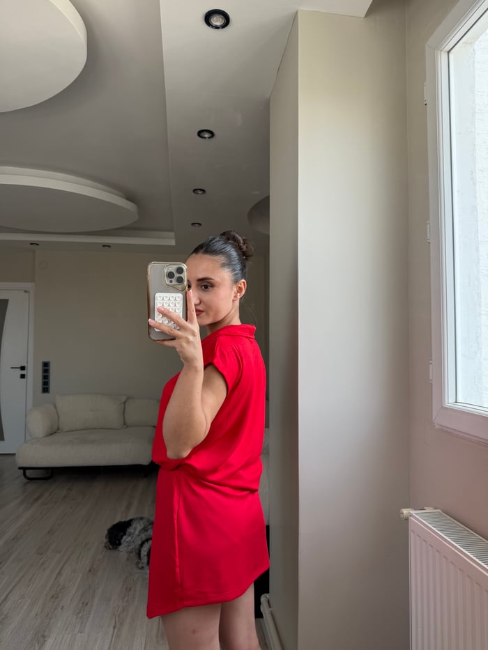 ÖN SİPARİŞ- FERMUARLI MODAL KUMAŞ BLUZ ŞORT ETEK TAKIM - LF081