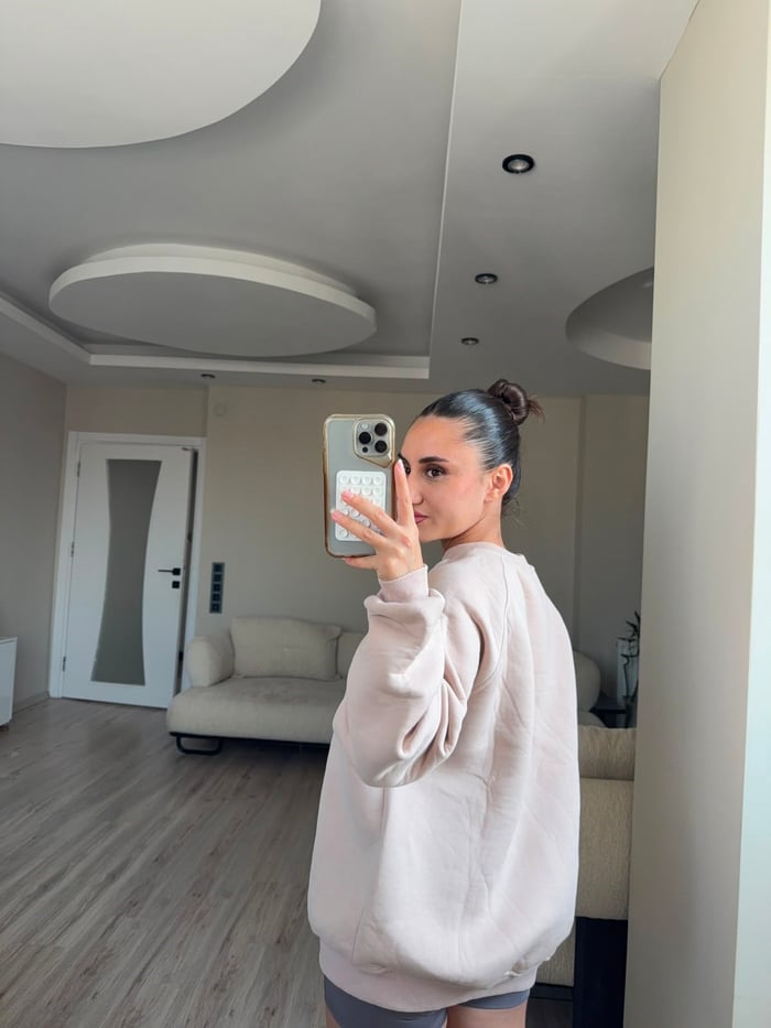 ÜÇ İPLİK ŞARDONLU SWEATSHİRT - LF089