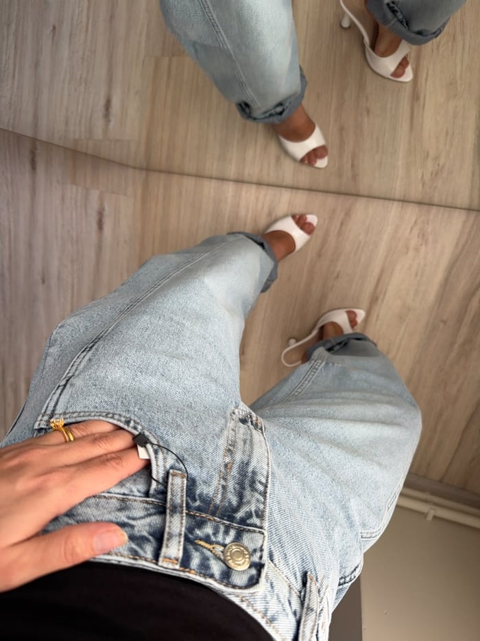YÜKSEK BEL BALON JEAN - LF107