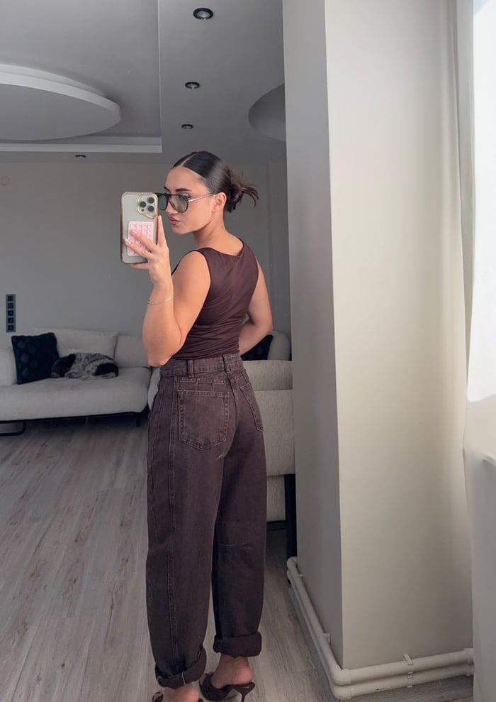 YÜKSEK BEL BALON JEAN - LF108